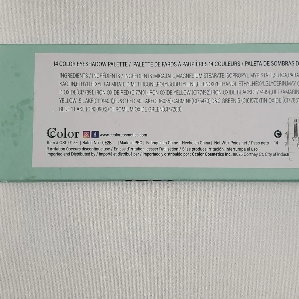 Diamond 14 Color Eyeshadow Palette